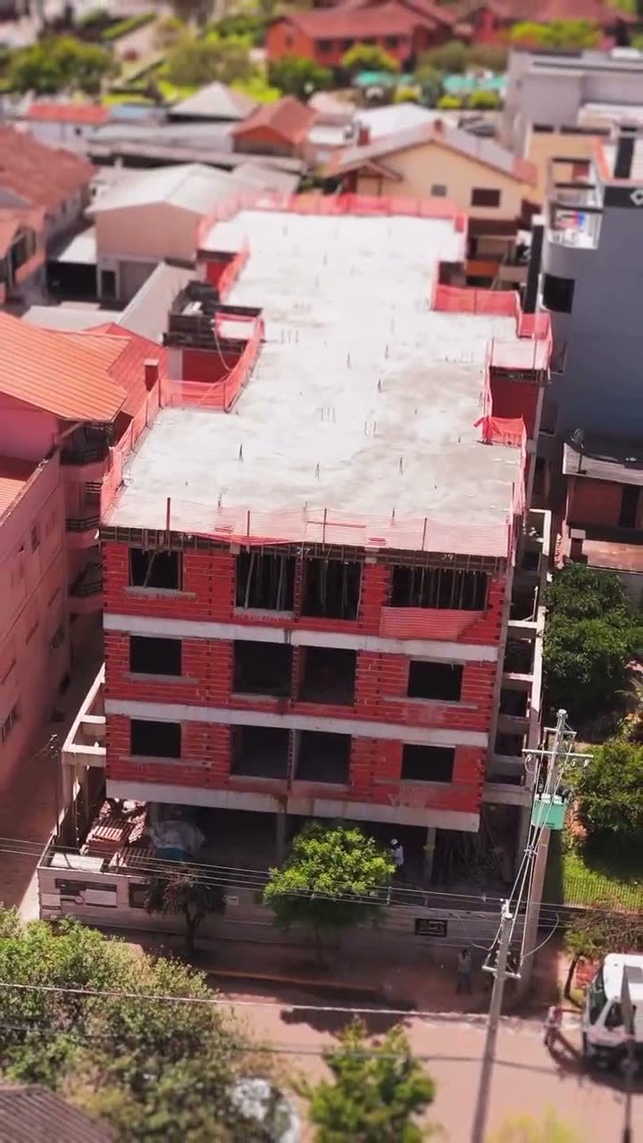 Residencial Marini em execução, vista aérea